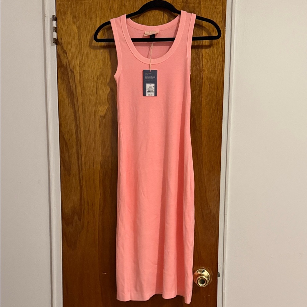 Universal Thread Coral Sleeveless Midi Dress